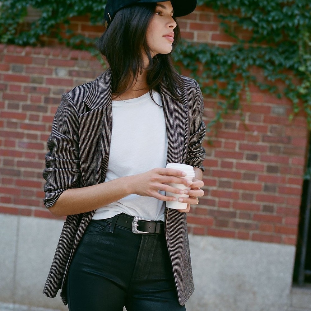 Anthropologie Double-Breasted Blazer